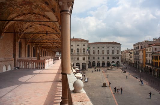 PADOVA, ITALY - AUGUST, 28: Palazzo della Ragione