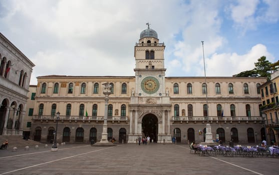PADOVA, ITALY - AUGUST, 28: Piazza dei Signori, Padova