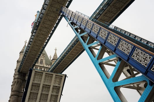 Tower Bridge opens