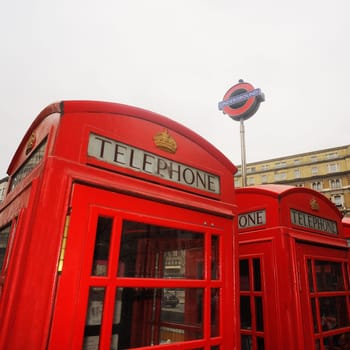 Phone booth type K2 in London
