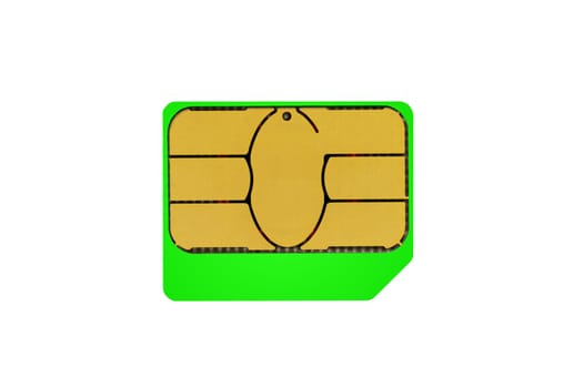 A close up shot of a sim card