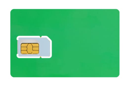 A close up shot of a sim card