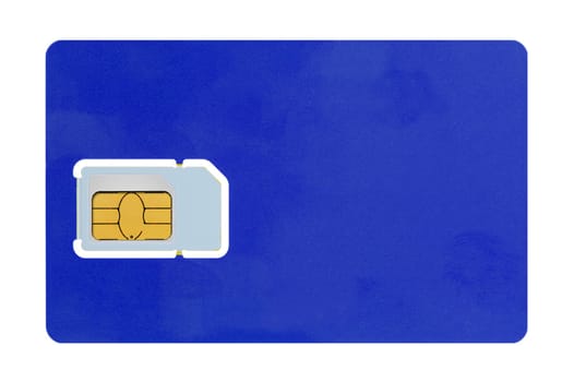 A close up shot of a sim card