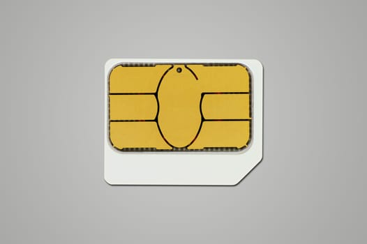 A close up shot of a sim card