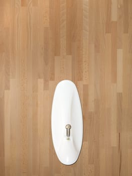 A close up shot of a picture hook