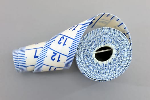 A conceptual dieting image using a measuring tape