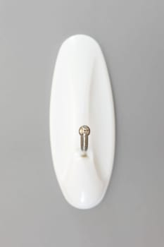 A close up shot of a picture hook