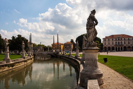 View of Prato della Valle square, Padova