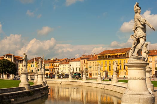 View of Prato della Valle square, Padova