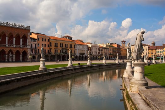 View of Prato della Valle square, Padova