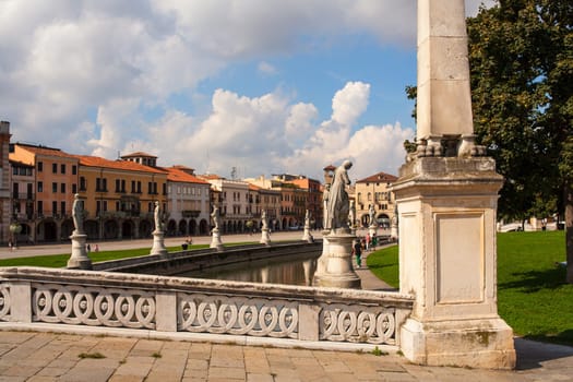 View of Prato della Valle square, Padova