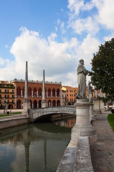 View of Prato della Valle square, Padova