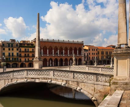 View of Prato della Valle square, Padova