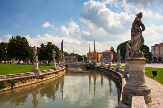 View of Prato della Valle square, Padova