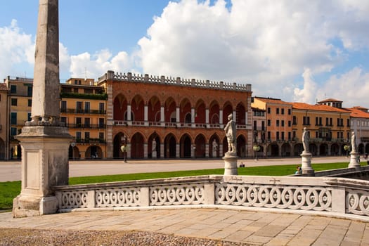 View of Prato della Valle square, Padova