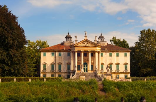 NOVENTA PADOVANA, ITALY - AUGUST, 25: The Villa Giovanelli Colonna