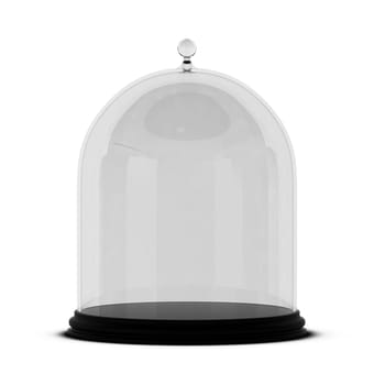 3d render of glass bell