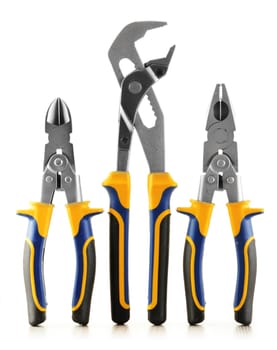 Tools isolated on white background.