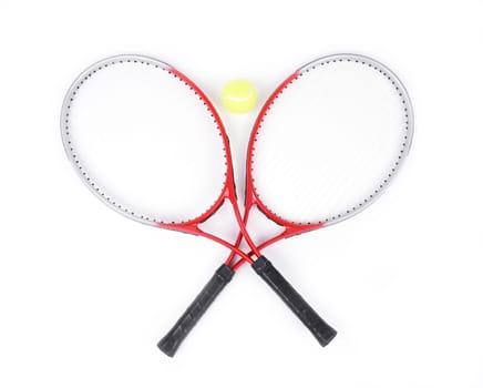 tennis racket isolated on  white background