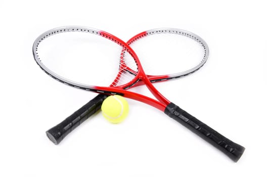 tennis racket isolated on  white background