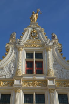 The Burg square in Bruges (Belgium) is really a showcase of different European architectural styles. Next to the gothic town hall stands the Old Civil Registry in renaissance style. (1534-1537).