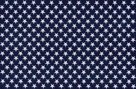 Dark blue fabric with white stars