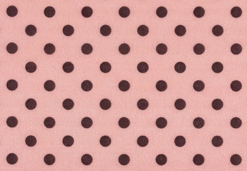 Beiger fabric with brown dots