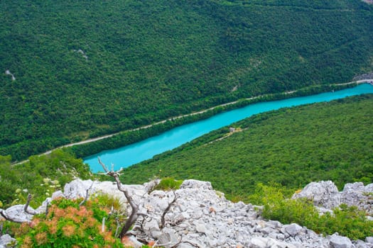 Gorizia and Nova Gorica view from Sabotin mountain