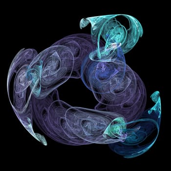 Abstract illustration with high detail. Simple background design.