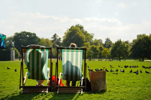 Relax in Hyde Park London