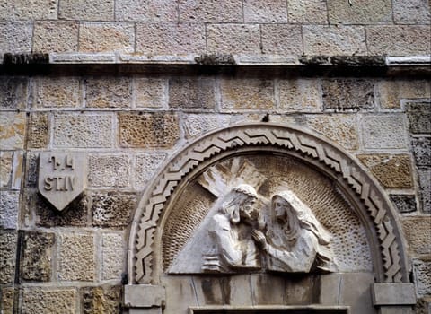 Via Dolorosa in Jerusalem, Israel