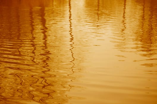 Reflections on the water