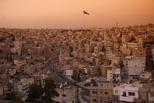 The City Centre of the City Amman in Jordan in the middle east.