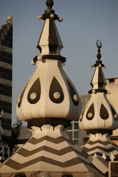 the Abu Darwish Mosque in the City Amman in Jordan in the middle east.