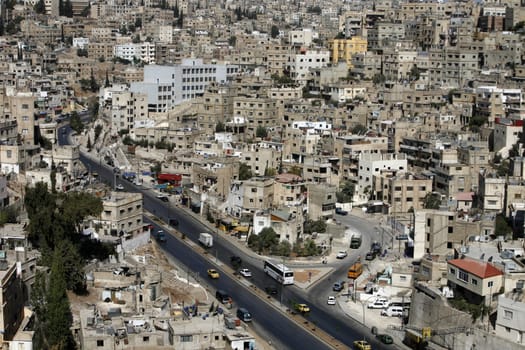 The City Centre of the City Amman in Jordan in the middle east.