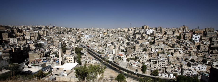 The City Centre of the City Amman in Jordan in the middle east.