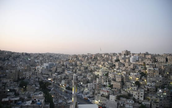 The City Centre of the City Amman in Jordan in the middle east.