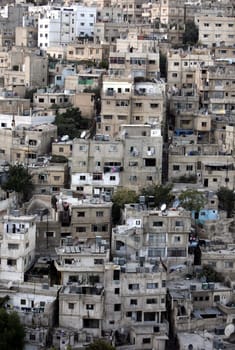 The City Centre of the City Amman in Jordan in the middle east.