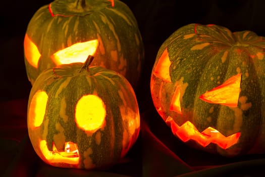 Pumpkins for Halloween celebration.