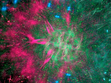 A digitally generated background fractal..
