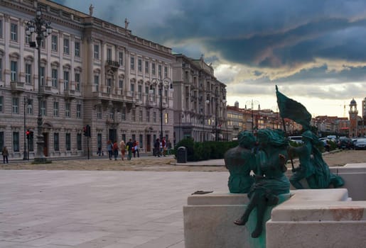 TRIESTE, ITALY - SEPTEMBER, 22: View of Trieste