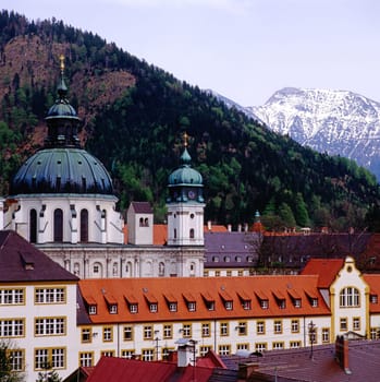 Ettal Abbey in Bavaria, Germany