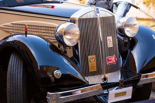 MILAN, ITALY - MAY, 25: View of old car