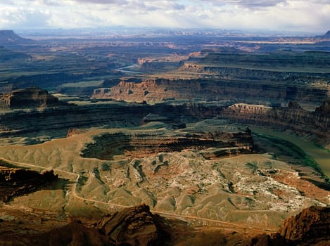 Canyonlands with clouds in Utah