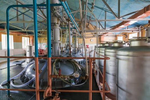 Tank equipment. Pharmaceutical and chemical industry. Manufacture on plant