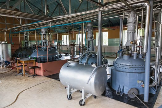 Tank equipment. Pharmaceutical and chemical industry. Manufacture on plant