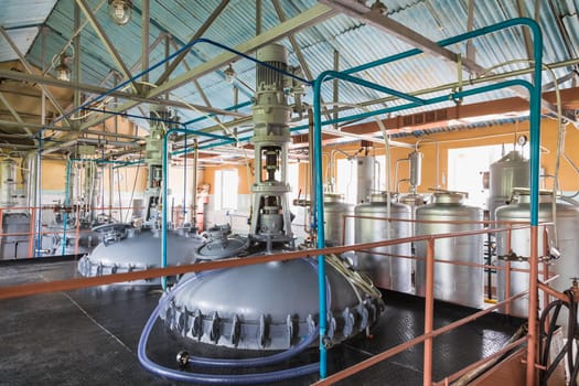 Tank equipment. Pharmaceutical and chemical industry. Manufacture on plant