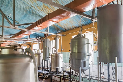 Tank equipment. Pharmaceutical and chemical industry. Manufacture on plant