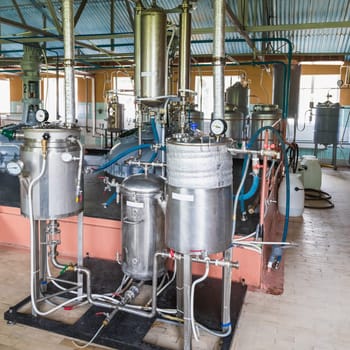 Tank equipment. Pharmaceutical and chemical industry. Manufacture on plant