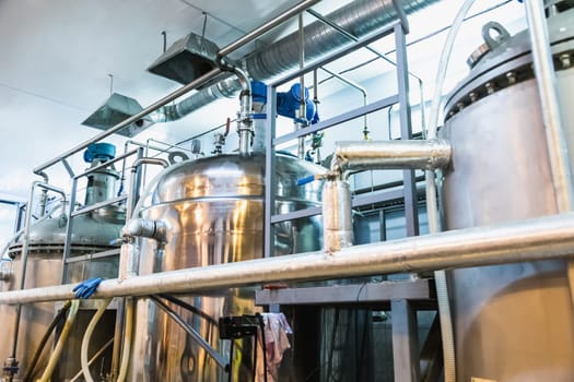 Tank equipment. Pharmaceutical and chemical industry. Manufacture on plant